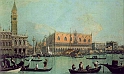 CANALETTO - Vista del palazzo Ducale a Venezia. (1755). Firenze, Galleri